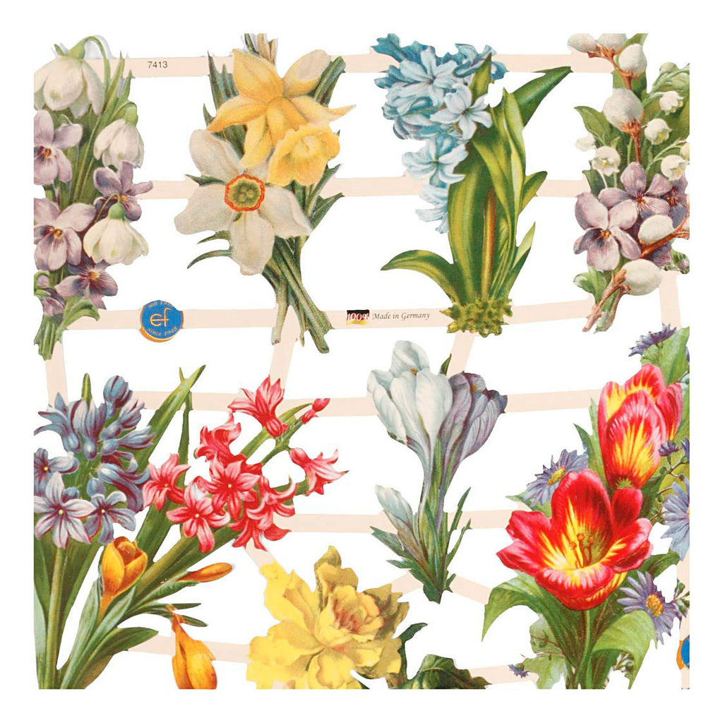 Creativ Company - Creativ Company Vintage plaatjes lentebloemen 2 vellen
