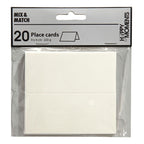 Creativ Company - Creativ Company Naamkaarten wit 20 stuks