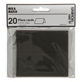 Creativ Company - Creativ Company Naamkaarten zwart 20 stuks