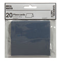 Creativ Company - Creativ Company Naamkaarten blauw 20 stuks