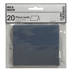 Creativ Company - Creativ Company Naamkaarten blauw 20 stuks