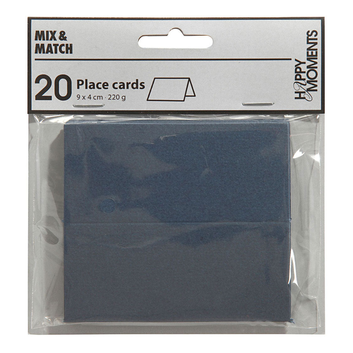 Creativ Company - Creativ Company Naamkaarten blauw 20 stuks