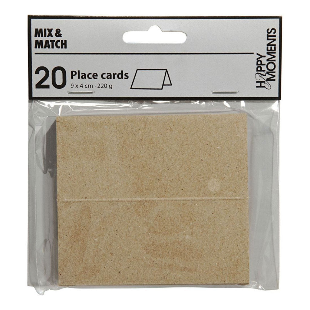 Creativ Company - Creativ Company Naamkaarten naturel 20 stuks