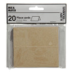 Creativ Company - Creativ Company Naamkaarten naturel 20 stuks