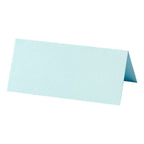 Naamkaarten, afm 9x4 cm, 220 gr, lichtblauw, 20 stuk 1 doos