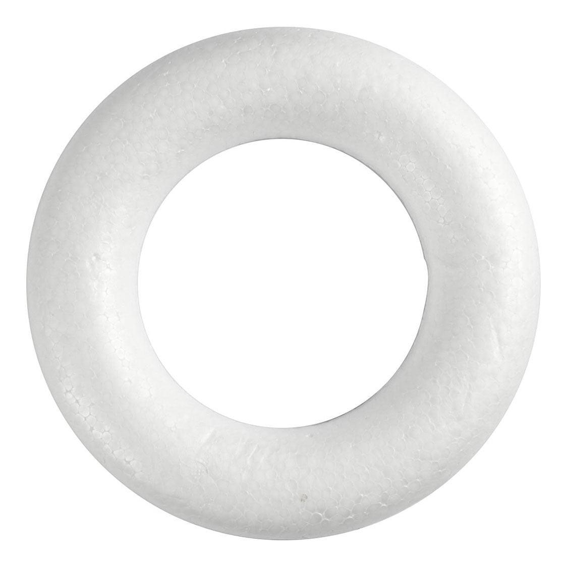 Creativ Company - Creativ Company Ringen met platte achterkant wit 20cm