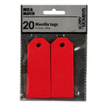Creativ Company - Creativ Company Manilla labels rood 20 stuks