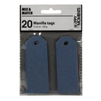 Creativ Company - Creativ Company Manilla labels blauw 20 stuks