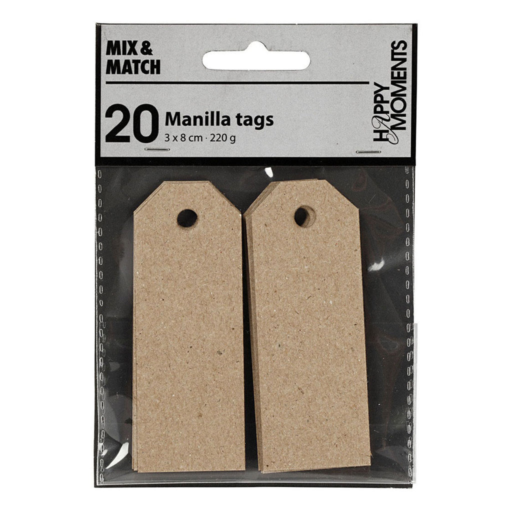Creativ Company - Creativ Company Manilla labels naturel 20 stuks