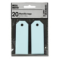 Creativ Company - Creativ Company Manilla labels lichtblauw 20 stuks