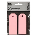 Creativ Company - Creativ Company Manilla labels lichtrood 20 stuks
