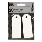 Creativ Company - Creativ Company Manilla labels off-white 20 stuks