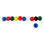 Creativ company houten kralen diverse kleuren, 150st.