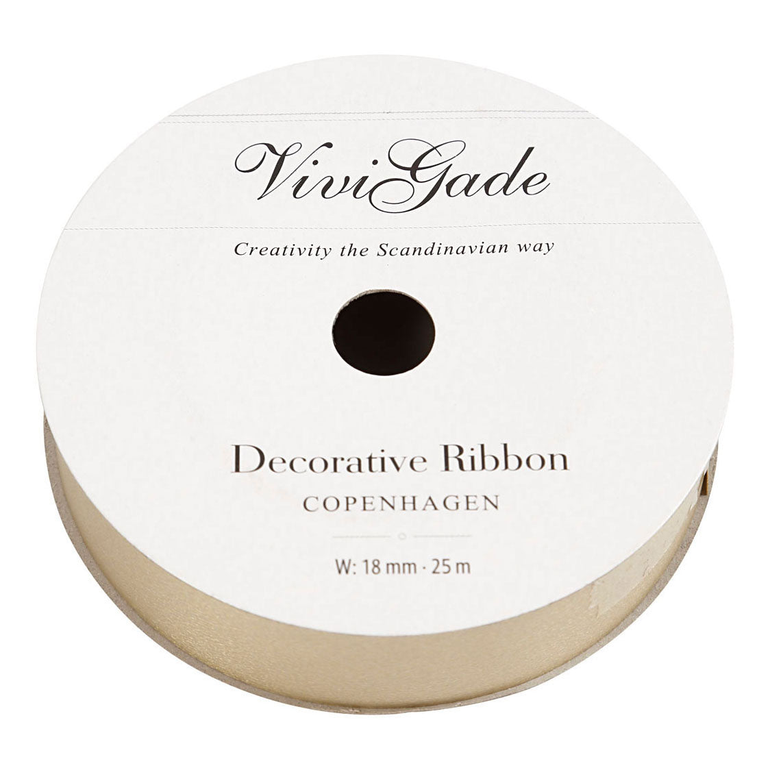 Creativ Company - Creativ Company Cadeaulint mat goud 25m