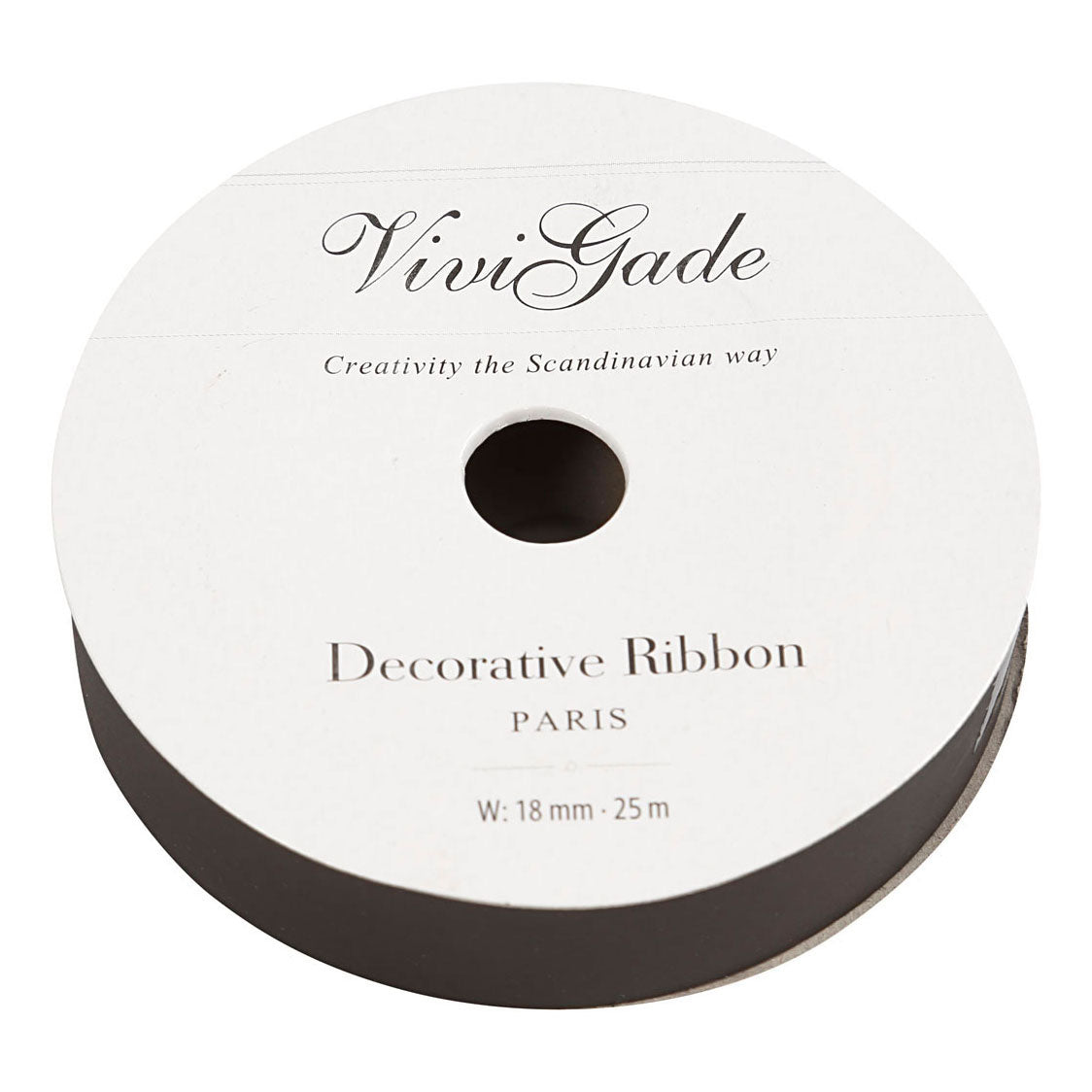 Creativ Company - Creativ Company Cadeaulint mat zwart 25m