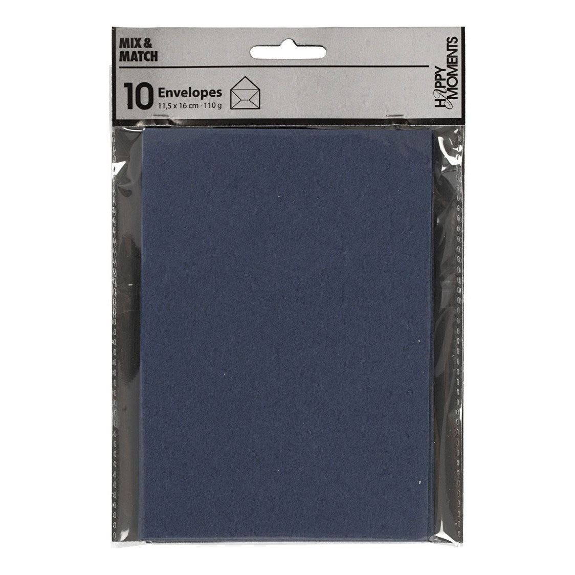 Creativ Company - Creativ Company Envelop blauw 115x15cm 10 stuks