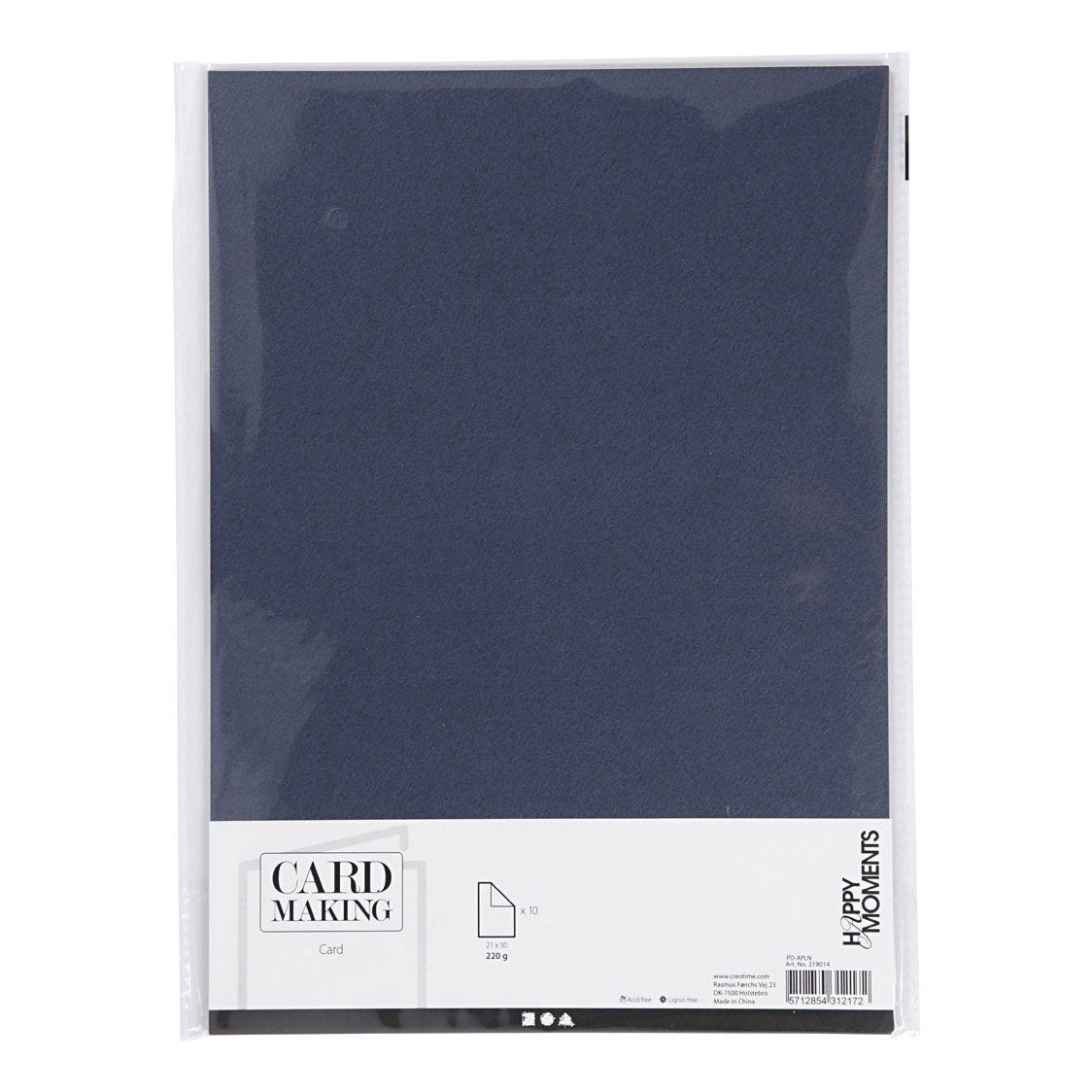 Creativ Company - Creativ Company Karton blauw a4 220g 10 stuks