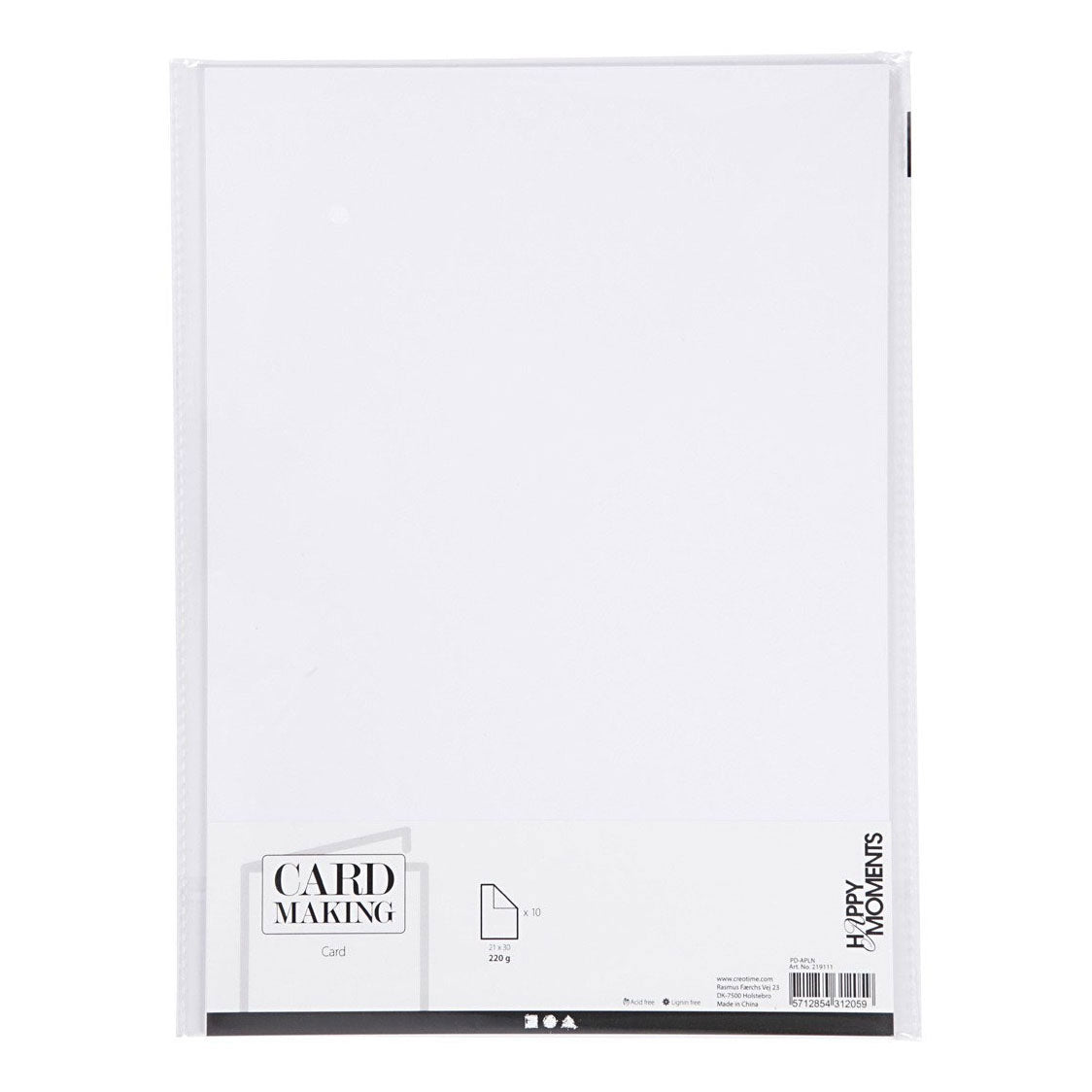 Creativ Company - Creativ Company Karton off-white a4 220g 10 stuks