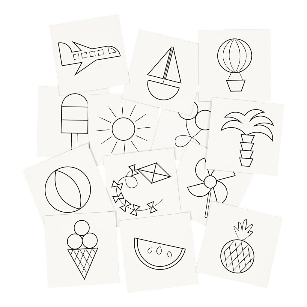 Creativ Company - Creativ Company Memo kaarten wit 13 paren