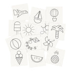 Creativ Company - Creativ Company Memo kaarten wit 13 paren