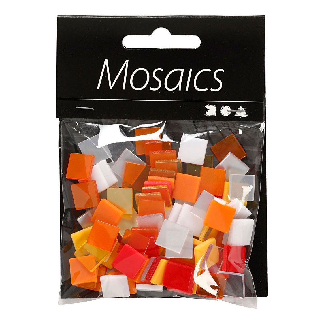 Creativ Company - Creativ Company Mini mozaiek rood/oranje 1x1mm 25 gram