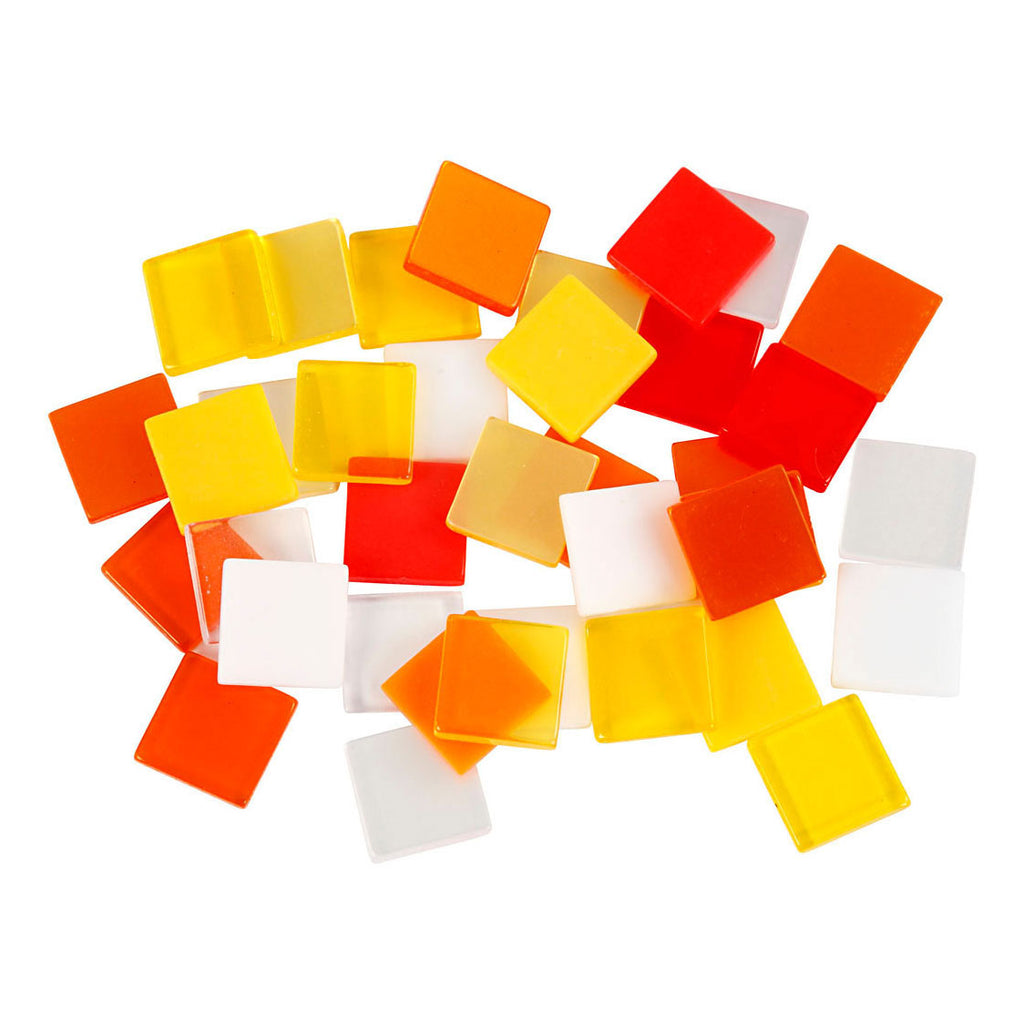 Creativ Company - Creativ Company Mini mozaiek rood/oranje 1x1mm 25 gram