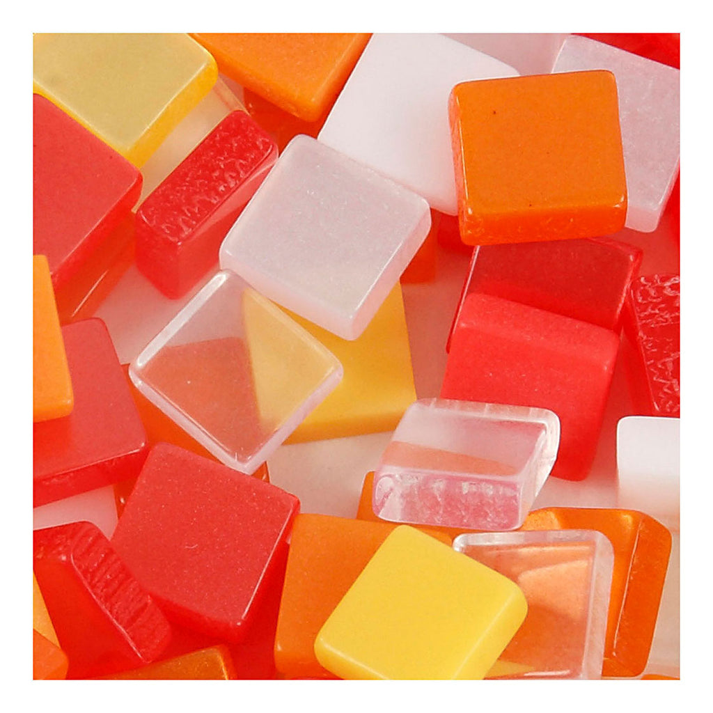 Creativ Company - Creativ Company Https://www.cchobby.nl/mini-mozaiek-afm-5x5-mm-dikte-2-mm-rood-oranje-harmonie-25-gr-1-doos