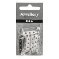 Creativ company brochespeld verzilverd 25mm, 10st.