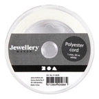 Creativ company polyester koord wit, 50m