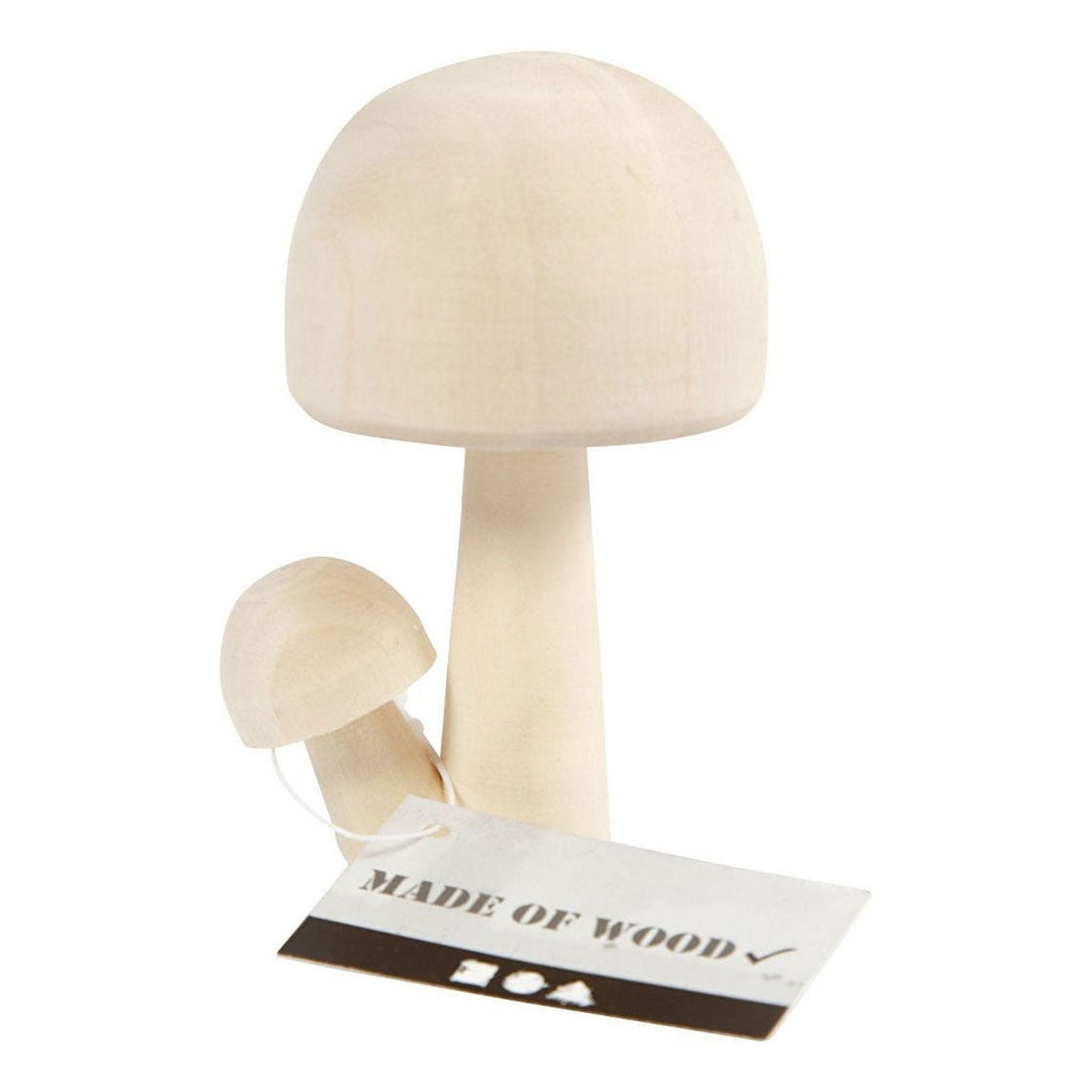 Creativ Company - Creativ Company Gecombineerde houten paddestoelen