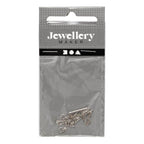 Creativ company oorbellen van ketting verzilverd, 1 paar