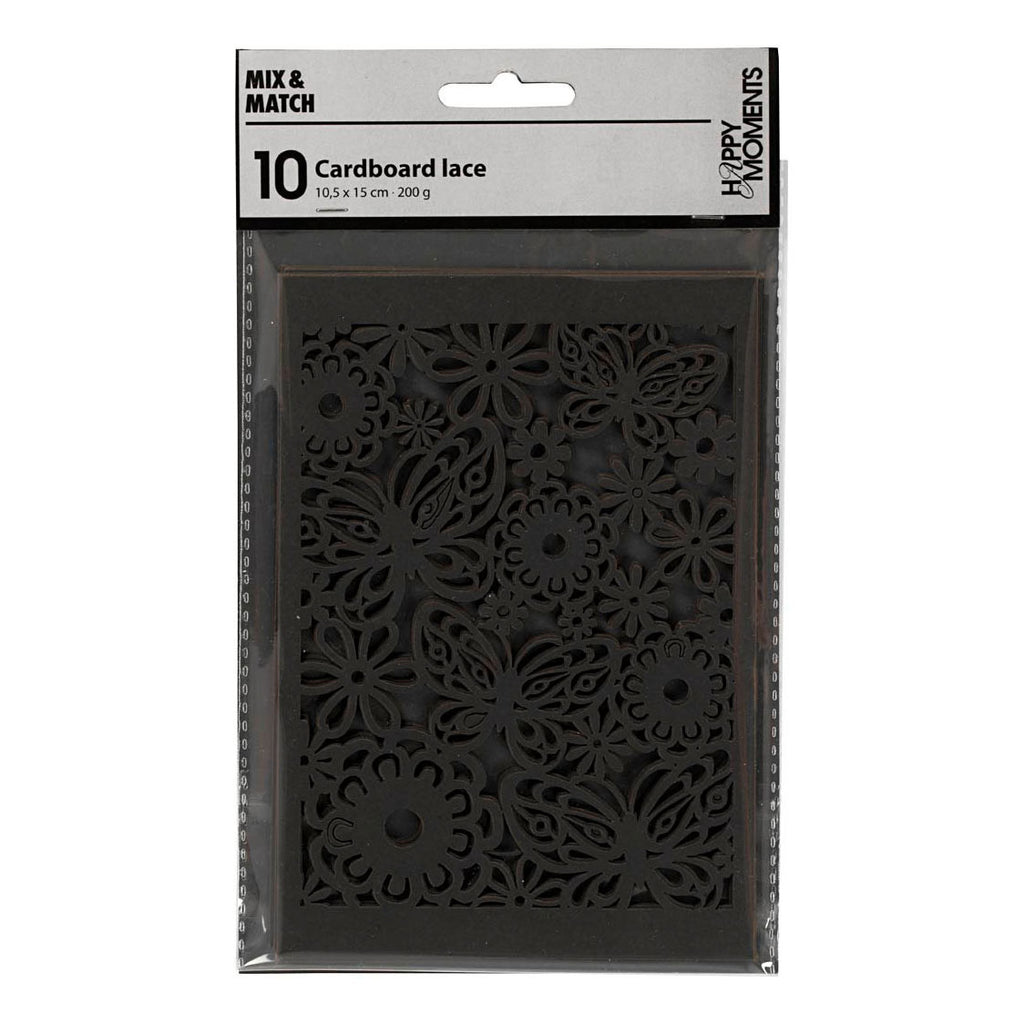 Creativ Company - Creativ Company Patroonkarton zwart 10 stuks
