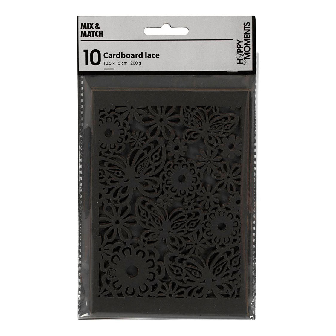 Creativ Company - Creativ Company Patroonkarton zwart 10 stuks