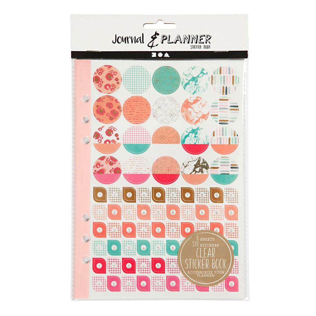 Creativ Company - Creativ Company Stickerboek aquarel a5 voor planner 578st.