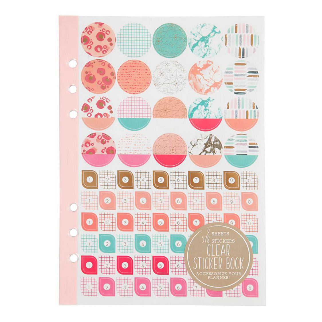 Creativ Company - Creativ Company Stickerboek aquarel a5 voor planner 578st.
