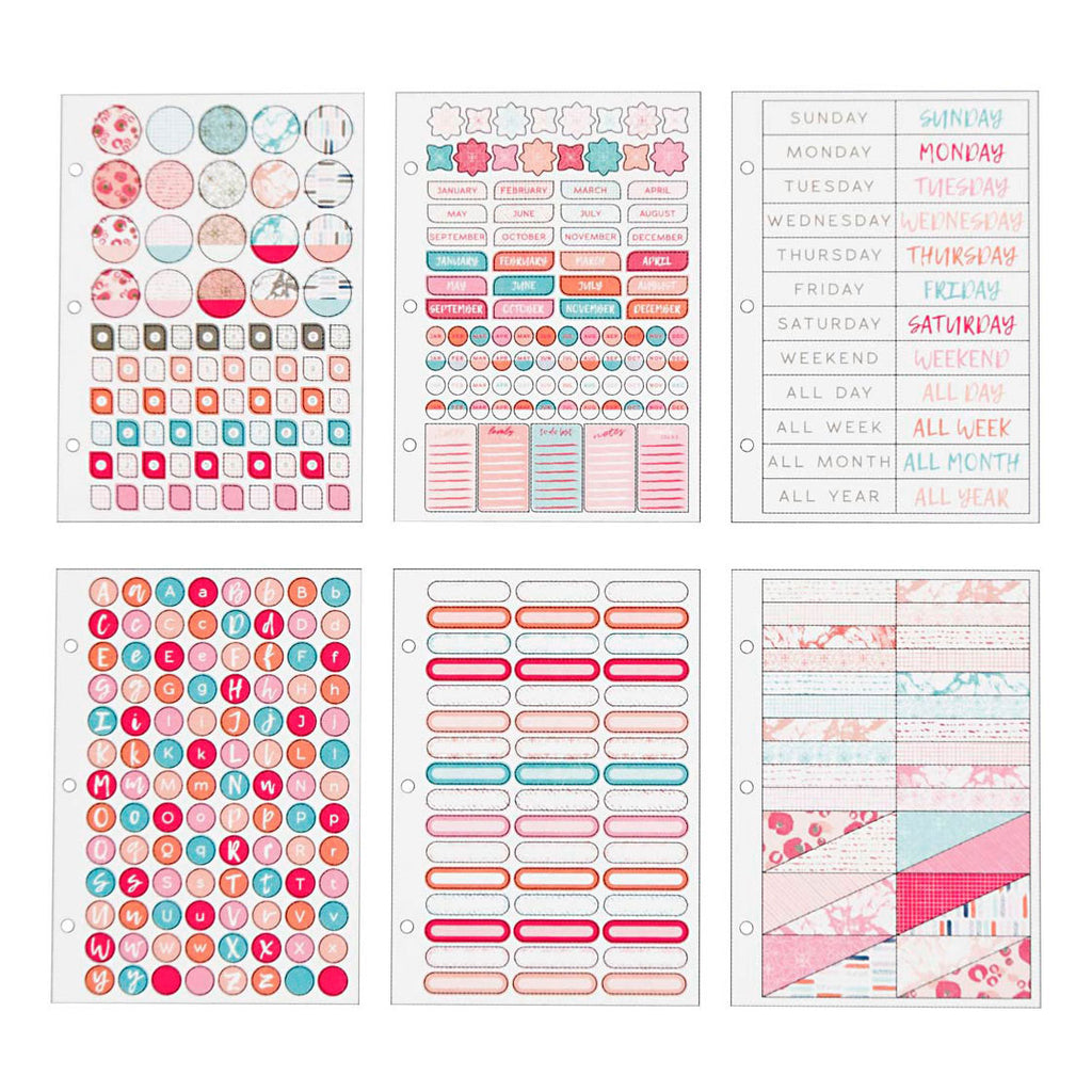 Creativ Company - Creativ Company Stickerboek aquarel a5 voor planner 578st.