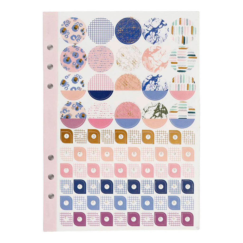 Creativ Company - Creativ Company Stickerboek bloemen a5 voor planner 578st.