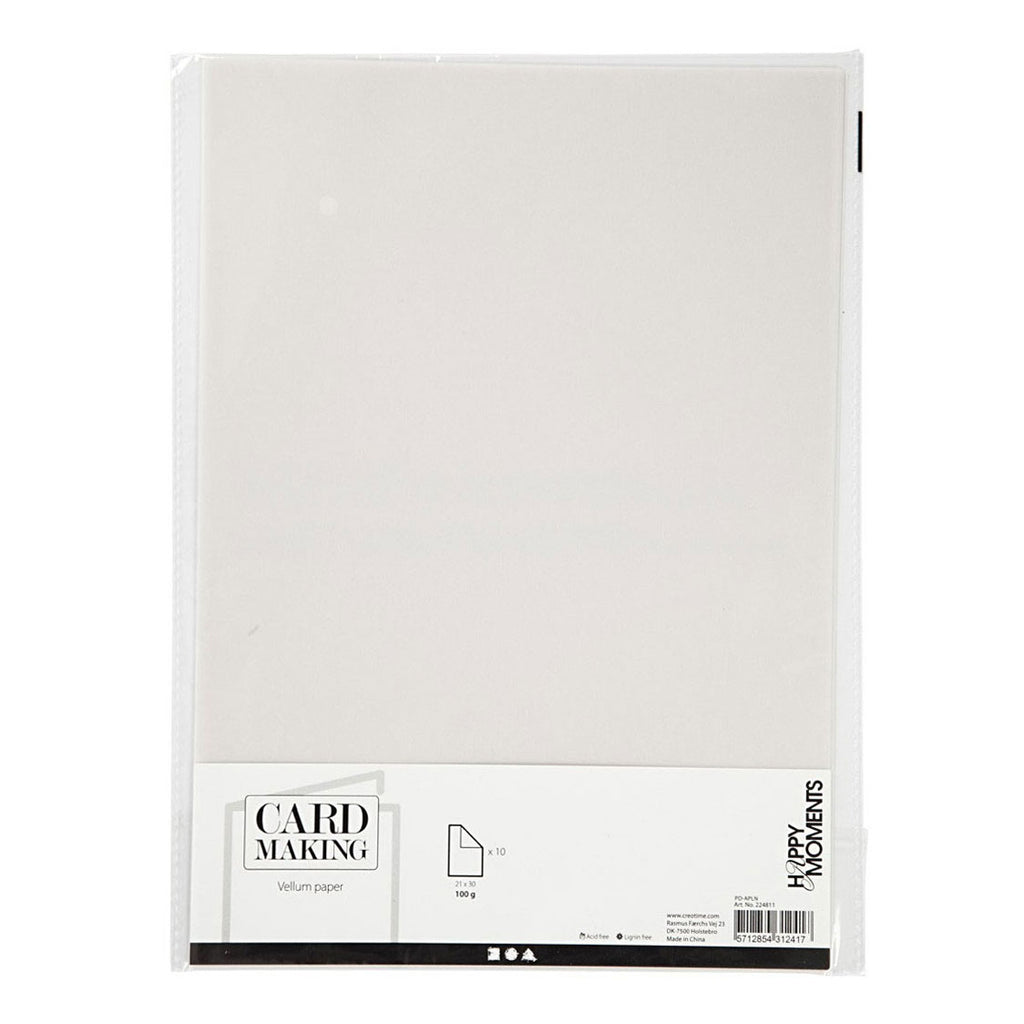 Creativ Company - Creativ Company Vellumpapier a4 off-white 10 vellen