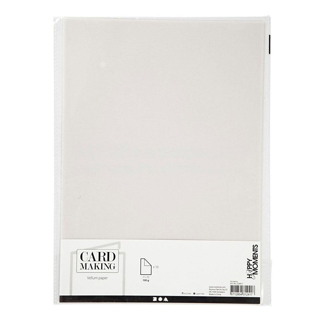 Creativ Company - Creativ Company Vellumpapier a4 off-white 10 vellen