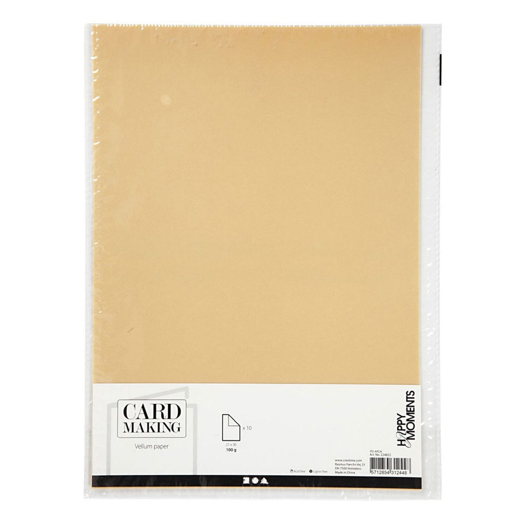 Creativ Company - Creativ Company Vellumpapier a4 naturel 10 vellen
