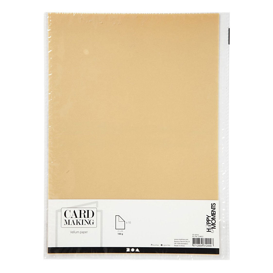 Creativ Company - Creativ Company Vellumpapier a4 naturel 10 vellen