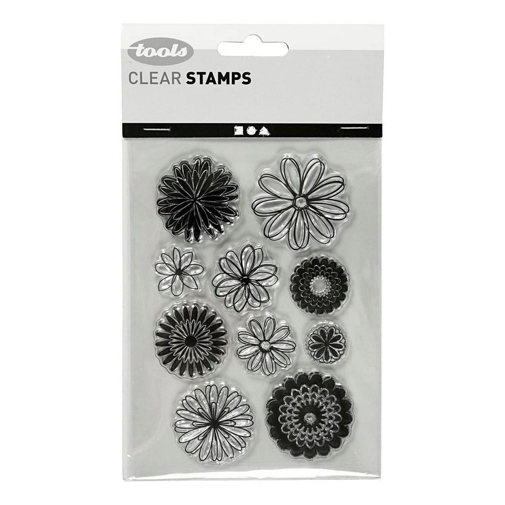 Creativ Company - Creativ Company Silicone stempels bloemen 1 vel