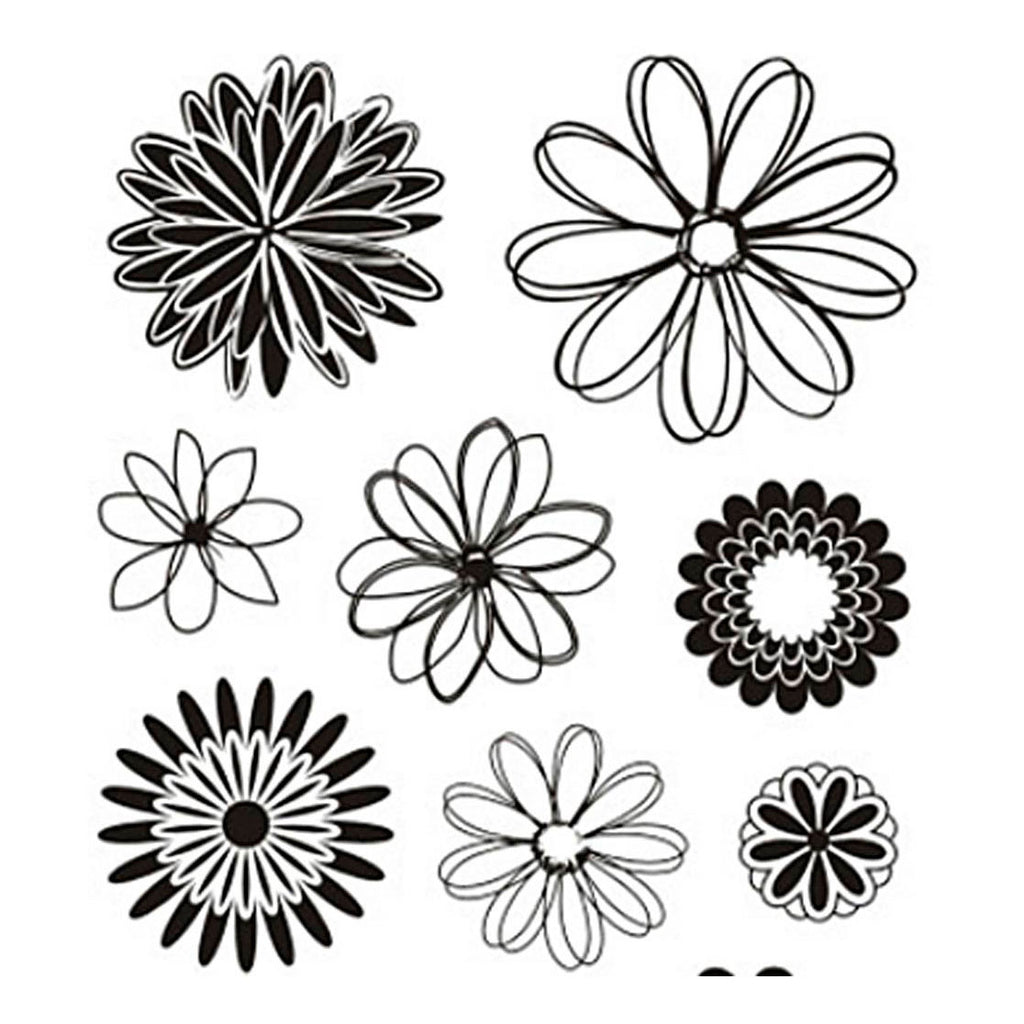 Creativ Company - Creativ Company Https://www.cchobby.nl/silicone-stempels-bloemen-vel-11x15-5-cm-1-vel