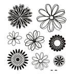 Creativ Company - Creativ Company Https://www.cchobby.nl/silicone-stempels-bloemen-vel-11x15-5-cm-1-vel