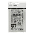 Creativ Company - Creativ Company Silicone stempels engelse tekst. 1 vel