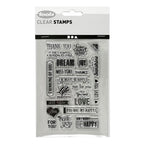 Creativ Company - Creativ Company Silicone stempels engelse tekst. 1 vel