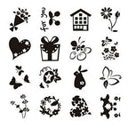 Creativ Company - Creativ Company Silicone stempels kleine lieve groetjes 1 vel