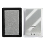 Creativ company stempelinkt, zilver, h: 2 cm, afm 9x6 cm, 1 stuk
