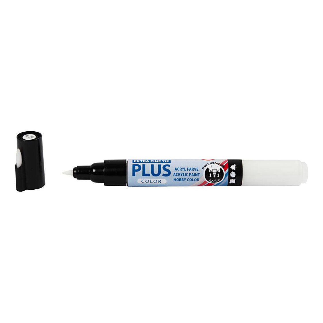 Creativ Company - Creativ Company Https://www.cchobby.nl/plus-color-marker-l-14-5-cm-lijndikte-0-7-mm-off-white-5-5-ml-1-stuk