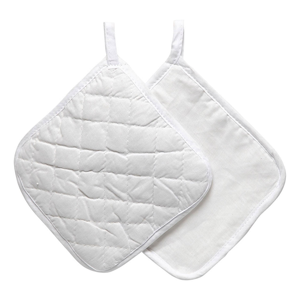 Creativ Company - Creativ Company Pannenlappen wit 20x20cm 1 paar